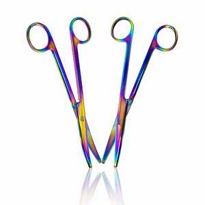 กรรไกรผ่าตัดสแตนเลสหลากสี Mayo Scissor มีตัวเลือกสีที่ปรับแต่งได้ ใช้ซ้ำได้ ฆ่าเชื้อได้ด้วยหม้อนึ่งความดัน - Product Image 1