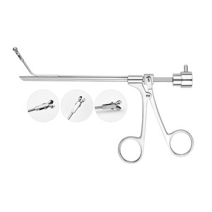 ArthoPunch Coupe ovale 15 °   Poinçons droits d'arthroscopie à tige gauche Wishbone (diamètre de la tige 3,4 mm) Instruments chirurgicaux - Product Image 1