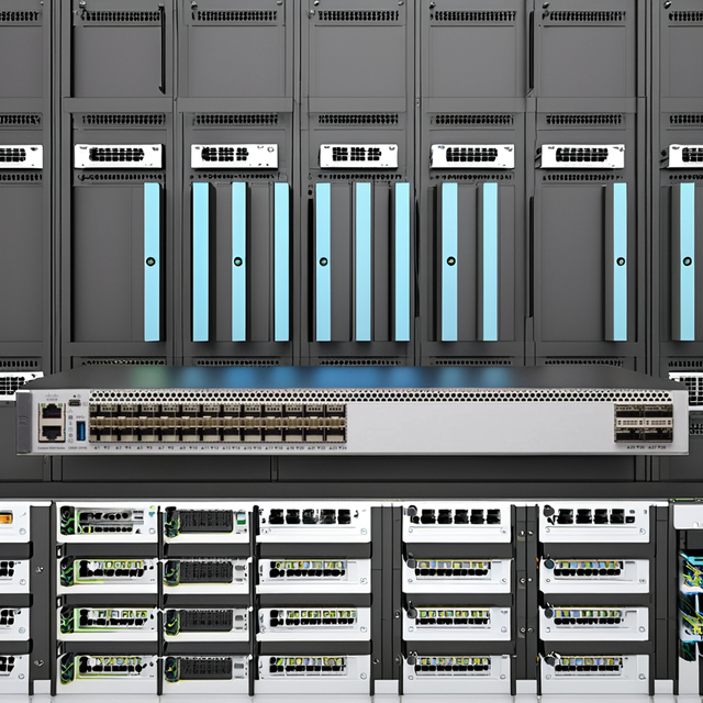 For Catalyst C9500-24Y4C-E 24-Port 25G SFP28 4-Port 100G QSFP Uplinks L3 Managed Stackable Network Switch 480 Gbps Switching