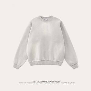 เสื้อสเวตเชิ้ตผู้ชาย ผ้าฟลีซเนื้อนุ่ม คอกลม สวมใส่สบาย รับผลิตแบบ OEM สำหรับแบรนด์ส่วนตัว จำหน่ายเสื้อผ้าจากสหรัฐอเมริกา - Product Image 5