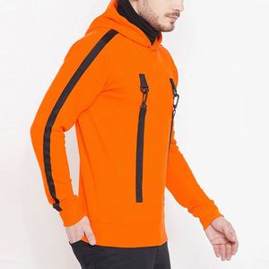 เสื้อฮู้ดดี้ผู้ชายผ้าฝ้ายรักษ์โลก เนื้อผ้านุ่มสบาย สไตล์ลำลอง ผลิตจากผ้าออร์แกนิค รับผลิตเสื้อฮู้ดดี้สตรีทแวร์ - Product Image 3