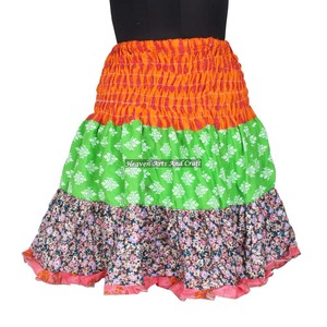Direct From Manufacturer Gypsy <b>Patchwork</b> Mini Rara <b>Skirt</b> Hippy Boho Festival Boho Stylish Multi Color Patch Cotton Mini Sexy - Product Image 5