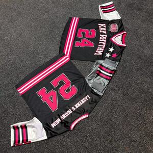 Custom Design 100% Boxy Mesh Sportswear American Football Jersey Tops Short Sleeve Embroidered Logo Sublimated T-Shirts for Men - Product Image 4