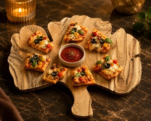 Planche à pizza rectangulaire en bois artisanale, écologique, passe au lave-vaisselle, plateau à fromage, plateau à apéritifs, pour la maison et les restaurants - Product Image 3