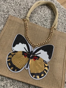 High on Demand Designer Jute <b>Gift</b> Tote <b>Bag</b> For Festive Occasions And Corporate Gifting Available for Bulk Quantity - Product Image 3