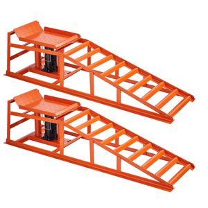 Rampas Hidráulicas para Autos, 2 Piezas, Capacidad de 5 Toneladas, Altura de Elevación de 10-14.2 Pulgadas, Elevadores Portátiles Resistentes para Vehículos - Product Image 1
