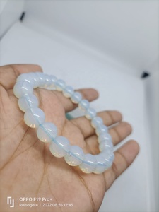 Opalite <b>Bracelet</b> Polished Bead Crystal <b>Bracelet</b> Synthetic Opal Stone Stretch <b>Bracelet</b> Fashion Jewelry Gift - Product Image 3