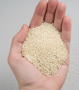 เมล็ดงาขาวออร์แกนิคคุณภาพดี ปอกเปลือกแล้ว เกรด A ธรรมชาติ 100% ไม่มีสารปรุงแต่ง ผลิตในอินเดีย อายุการเก็บรักษา 12-18 เดือน คุณภาพพรีเมียม - Product Image 3