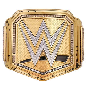 Ceintures de championnat de lutte WWE indiscutables, Sialkot, Pakistan, sangle en cuir, ceinture de champion du monde poids lourd WWE - Product Image 1