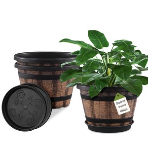 Vases et pots à fleurs en teck, fabrication sur mesure, vente en gros |   Aqdus Saleem Inde - Product Image 3