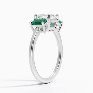 Anillo BOJ 0137 con Corte Asscher, Plata 925, Anillo Solitario de Lujo con Engaste de Garras Rhiannon, Diamante de 2ct, Color D, VVS1, Moissanita, Certificado GRA, en Oferta - Product Image 2