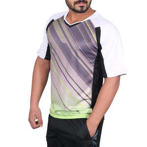 Camiseta de Trabajo Sublimada de Alta Resistencia - Ropa Deportiva con Paneles Laterales Transpirables - Impresión Digital de Alta Visibilidad - Venta al Por Mayor - Product Image 3