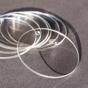 Acrylic Coasters Set Clear Transparent Drink Coasters for <b>Table</b> <b>Protection</b> - Product Image 4