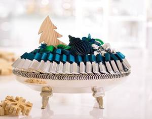 Unique Modern Flower Shape Serving Bowl Luxury Chocolate Arrangement Holder Decorative <b>Confectionery</b> Display Stand Premium Dry - Product Image 4