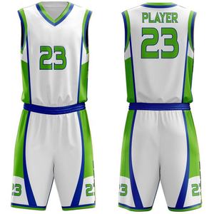 Ensemble de maillots d'uniforme de basket-ball pour hommes en 100% polyester de haute qualité personnalisé en gros grande taille pas cher avec haute qualité de logo - Product Image 2