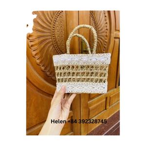 กระเป๋าถือชายหาด2026ลายผักตบชวาที่ทันสมัยเป็นมิตรกับสิ่งแวดล้อม - Product Image 1