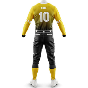 Digital Print Custom <b>Baseball</b> Uniform Team Full Custom Logos Short Sleeve Moisture-Wicking Eco-Friendly NAQQASH SPORTS Regular - Product Image 4