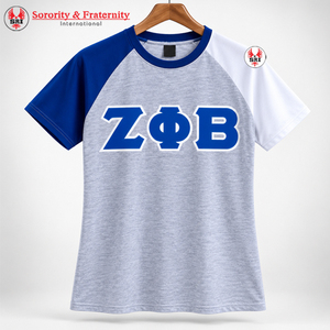เสื้อยืดฤดูร้อนปักตัวอักษรกรีกสำหรับผู้หญิงของสมาคมเซต้า ฟี เบต้า |   สั่งทำพิเศษ ผ้าฝ้าย 100% เป็นมิตรกับสิ่งแวดล้อม ระบายอากาศได้ดี - Product Image 1