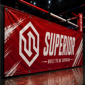 Waterproof Boxing Ring Advertising <b>Banner</b> with Fade Resistant Print Sports Arena Boxing Ring Side <b>Banner</b> for Sponsor Visibility - Product Image 1