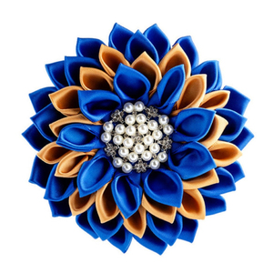 Broche de pata de gallo azul y dorado Sigma Gamma Rho, elegante pin de solapa, joyería llamativa, accesorio de moda, insignia decorativa, OEM personalizado - Product Image 1