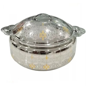 Casserole de service en acier inoxydable écologique pour repas familiaux, style moderne indien, idéale pour les heures du déjeuner - Product Image 2