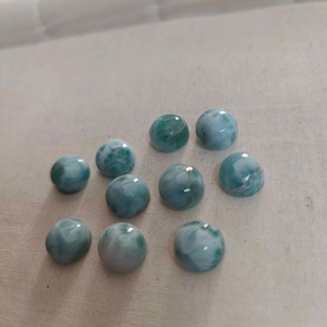 Natural Larimar Gemstone Cabochon | AAA Blue Larimar Loose Stone for Jewellery Making Wholesale Supplier Round Shape Gemstone, - Product Image 4