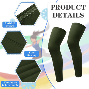 Support pour les coureuses, équipement de fitness respirant pour femmes, tissu anti-humidité, chauffe-jambes pour athlètes, entraînement en salle de sport - Product Image 3