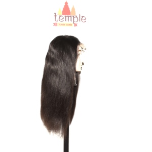 Natural Hairline Custom Straight Indian Remy Virgin Human Hair <b>Wig</b> Easy Apply 100g Salon Grade Deep Transparent <b>Lace</b> <b>Front</b> - Product Image 4