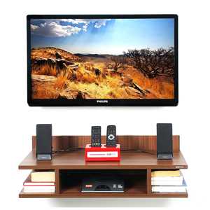 Meuble TV minimaliste Reynold, taille standard pour téléviseurs jusqu'à 32 pouces - Product Image 5