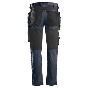 Pantalon de travail haute visibilité en gros, personnalisé, en sergé polyester-coton, avec poches cargo, uniforme d'atelier, fabricant OEM - Product Image 2