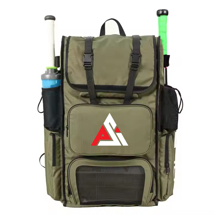 Powernet Odyssey Sac à Dos à roulettes pour équipement de Baseball avec 4 Manchons pour Batte, Compartiment à Crampons et Crochets de Suspension