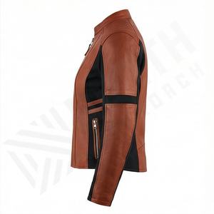 Veste de moto en cuir véritable pour homme de qualité supérieure, nouvelle arrivée, vestes de moto d'hiver, protections amovibles, personnalisables - Product Image 3