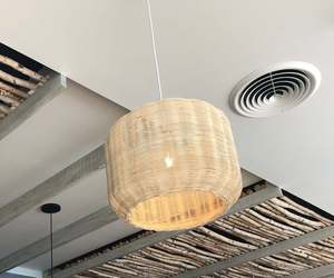 Meilleures ventes, lustre en rotin et bambou fait main, luminaire suspendu pour la décoration de la maison, restaurant, café, projets hôteliers - Product Image 3