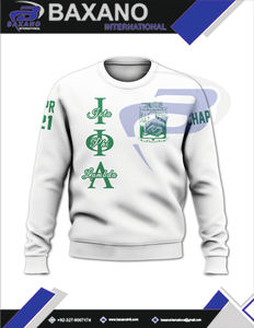 Sweat-shirt à col rond Iota Phi Lambda IPL Sorority 1921, sweat-shirt blanc de qualité supérieure de la sororité grecque IPL avec lettres vertes - Product Image 5