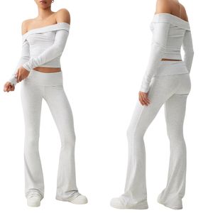 Leggings de Yoga Acampanados de Cintura Alta para Mujer, al por Mayor, Personalizados, para Deportes, Running, Entrenamiento, Gimnasio, Fitness - Product Image 5