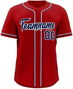 Nieuwe collectie heren baseball uniformen van topkwaliteit, OEM-service ontwerp baseball uniformen - Product Image 2
