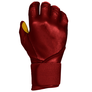 Guantes de Bateo de Béisbol Personalizados OEM de Cuero Cabretta, para Entrenamiento, Mano Izquierda/Derecha, Puño Largo, Protección de Muñeca, para Adultos, Softbol - Product Image 3