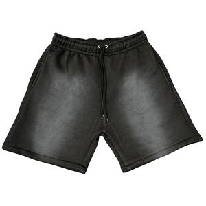 Pantalones Cortos Desgastados para Hombre, de Alta Calidad, Personalizados, con Lavado Ácido, 100% Algodón, Estilo Vintage, con Cordones, para Verano, Moda Urbana - Product Image 2