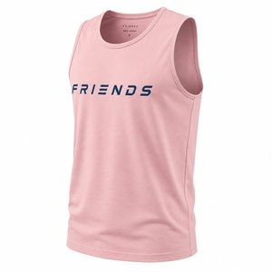 Servicio OEM, Camiseta sin Mangas con Logotipo Personalizado, Ropa de Verano Ecológica, de Secado Rápido, Ligera, Transpirable, Tejida, Informal, Talla Grande para Hombre - Product Image 4