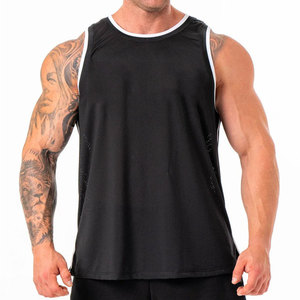 Camiseta Deportiva Personalizable para Baloncesto, Camiseta sin Mangas de Algodón para Hombre, Ropa Deportiva para Fisicoculturismo - Product Image 1