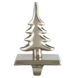 Gancho de metal plateado de diseño vintage para colgar calcetines navideños, soporte para calcetines de Navidad para decoración de chimenea o repisa. - Product Image 2
