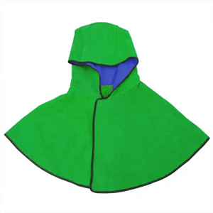 Veste de sécurité en cuir de vachette JNM SAFETY avec capuche et gants, résistante au feu, équipement de soudeur, résistance à la chaleur 500-1000°C, fabriquée au Pakistan - Product Image 3