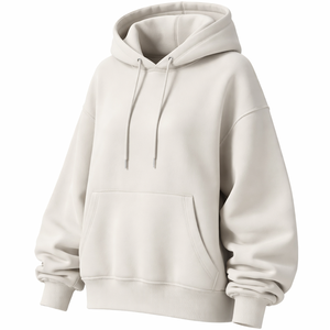 Wholesale Custom <b>Oversized</b> <b>Fleece</b> <b>Hoodie</b> for Women 100% Cotton-Winter/Autumn Ready Front Logo Eco-Friendly OEM Service - Product Image 3