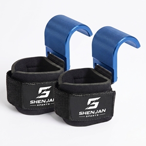 High Quality Custom Made Neoprene Heavy Hook Wrist Straps Palm Guard Breathable Non-Slip Heavy-Duty Professional Protection - Product Image 1