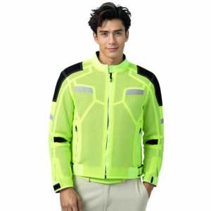 Veste de moto haute visibilité HIKE IMPEX pour l'été, maille réfléchissante, respirante, coupe-vent, imperméable, veste de sécurité pour motards - Product Image 1