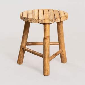 Silla de playa de bambú, silla de jardín para exteriores, sillas de comedor de bambú natural estilo boho, hechas en Vietnam por KingCraftViet - Product Image 1
