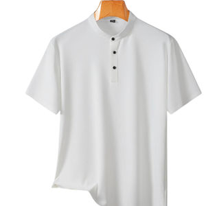 Whole Sale Quality Solid Color Knitted <b>Polo</b> <b>Shirt</b> Premium Breathable Soft Fabric Comfortable Lightweight Stylish <b>Shirt</b> - Product Image 5