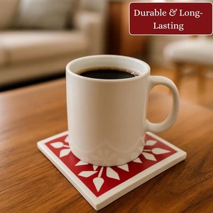 ชุดจานรองแก้วเรซิ่นทำมือ สำหรับแก้วชา กาแฟ ไวน์ และของตกแต่งบ้านสุดหรู - Product Image 2