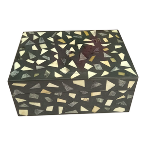 Boîte élégante décorative en os incrusté, faite à la main, pour l'organisation de la maison, l'organisation de bijoux et la décoration intérieure - Product Image 5