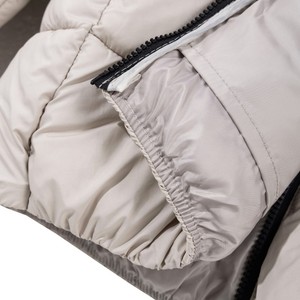 Haut léger imperméable à col montant zippé en polyester coupe-vent, chaud, doux pour la peau et confortable pour les tenues d'automne et d'hiver - Product Image 6